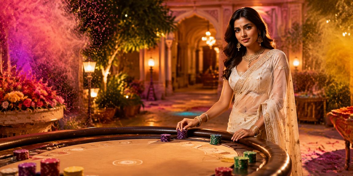Players enjoying Andar Bahar card game around a table